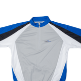 AUTHENTIC MOVE Cycling Shirt Mens Jersey Grey 1/4 Zip L