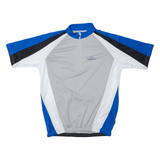 AUTHENTIC MOVE Cycling Shirt Mens Jersey Grey 1/4 Zip L