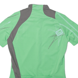 Cycling Shirt Womens Jersey Green 1/4 Zip S