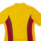 Cycling Shirt Mens Jersey Yellow 1/2 Zip S
