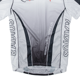 CUORE Cycling Shirt Mens Jersey White 1/2 Zip M