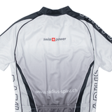 CUORE Cycling Shirt Mens Jersey White 1/2 Zip M