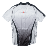 CUORE Cycling Shirt Mens Jersey White 1/2 Zip M