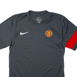 NIKE Manchester United Mens Football Shirt T-Shirt Grey S