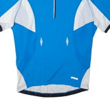 ION Cycling Shirt Mens Jersey Blue 1/4 Zip L