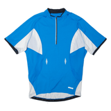 ION Cycling Shirt Mens Jersey Blue 1/4 Zip L