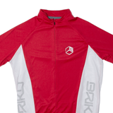 BRIKO Cycling Shirt Mens Jersey Red 1/4 Zip M