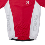 BRIKO Cycling Shirt Mens Jersey Red 1/4 Zip M