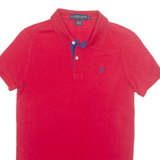 U.S. POLO ASSN SLIM Mens Polo Shirt Red S