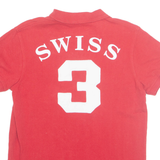 ROBIN RUTH SWISS Mens Polo Shirt Red S