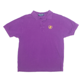 POLO CLUB Mens Polo Shirt Purple M