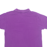 POLO CLUB Mens Polo Shirt Purple M