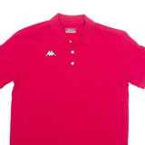 KAPPA Mens Polo Shirt Red 2XL