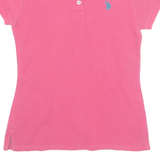 U.S. POLO ASSN Womens Polo Shirt Pink M