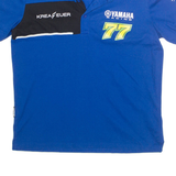 YAMAHA Racing Mens Polo Shirt Blue L