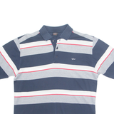 PAUL & SHARK Mens Polo Shirt Blue Striped S