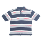 PAUL & SHARK Mens Polo Shirt Blue Striped S