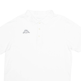 KAPPA Mens Polo Shirt White L