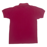 LACOSTE Mens Polo Shirt Red S
