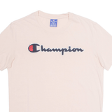 CHAMPION Mens T-Shirt Pink S