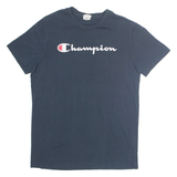 CHAMPION Mens T-Shirt Blue M