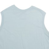 NIKE Cropped Womens Vest Blue Sleeveless XL