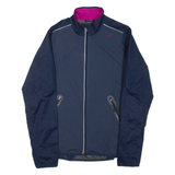NIKE Womens Track Jacket Blue L