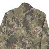 Mens Military Jacket Green Camouflage L