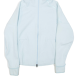 ADIDAS Womens Track Jacket Blue Hooded M