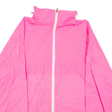 Womens Windbreaker Jacket Pink Nylon L