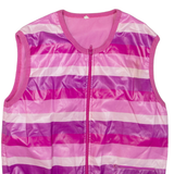 ALPIN Womens Gilet Pink Striped M