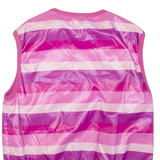 ALPIN Womens Gilet Pink Striped M