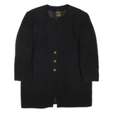 Womens Coat Black Wool L