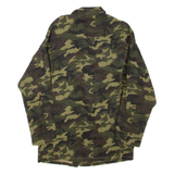 Mens Military Jacket Green Camouflage XS
