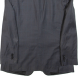 Mens Blazer Jacket Grey Wool L