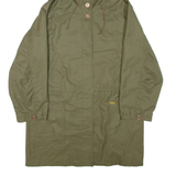 Mens Parka Jacket Green Hooded XL
