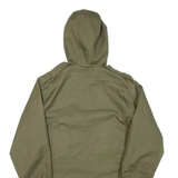 Mens Parka Jacket Green Hooded XL