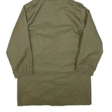 Mens Parka Jacket Green Hooded XL