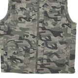 SUCCESS Mens Gilet Green Camouflage 2XL