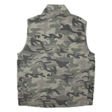 SUCCESS Mens Gilet Green Camouflage 2XL