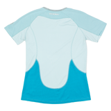 MAMMUT Womens T-Shirt Blue V-Neck L