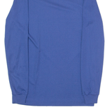 DORO SUISSE Mens T-Shirt Blue Long Sleeve Roll Neck Viscose S