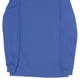 DORO SUISSE Mens T-Shirt Blue Long Sleeve Roll Neck Viscose S