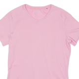 MAMMUT Womens T-Shirt Pink V-Neck S