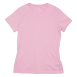 MAMMUT Womens T-Shirt Pink V-Neck S