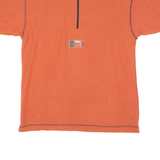 LOFFLER Reach The Top Biking Mens Jersey Orange 90s 1/4 Zip M