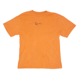 KARL KANI Mens T-Shirt Orange Crew Neck M