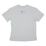 KARL KANI Mens T-Shirt Grey Crew Neck M