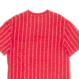 KARL KANI Mens T-Shirt Red Crew Neck S