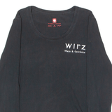 ENGELBERT STRAUSS Wirz Wein & Getranke Womens T-Shirt Black Long Sleeve M